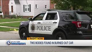 2 bodies discovered in burning car in East Cleveland