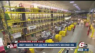 Encouraging economic news as Indianapolis makes top 20 for Amazon's second headquarters