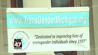 LGBTQ Community & Allies Gather for Transgender Visibility Rally