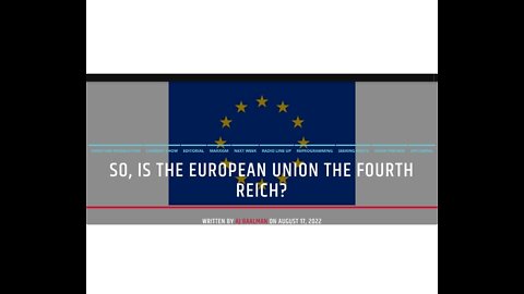 So, Is The European Union The Fourth Reich?