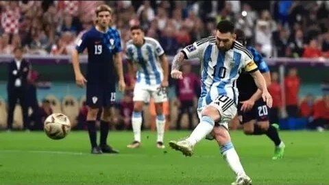 Messi penalty goal vs Croatia | Argentina vs Croatia