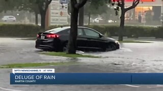 Heavy rain floods Hobe Sound