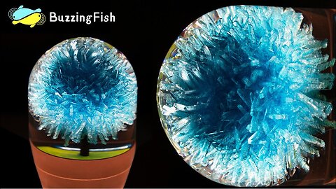 --Grow Crystals Flower and Make a Resin Lamp _ Resin Lamp--
