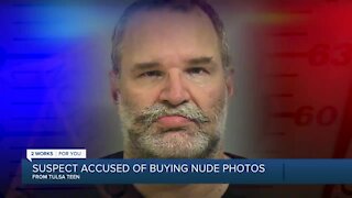 Suspect accused of buying nude photos from Tulsa teen