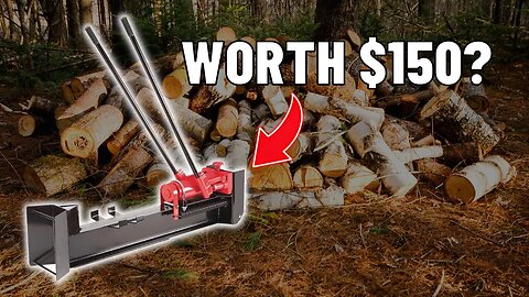 Harbor Freight Hydraulic Log Splitter Review | Is This Homestead Firewood $150 Tool Worth It?