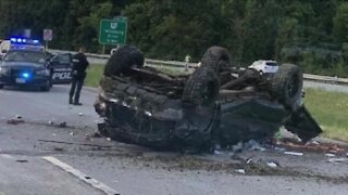 Bodycam shows Twinsburg police officers rescue trapped children from overturned vehicle