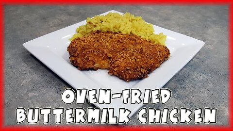 Oven-Fried Buttermilk Chicken