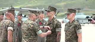 Marines honored for bravery during 1 October shooting
