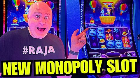 MAX BETTING THE NEW MONOPOLY SLOT MACHINE!