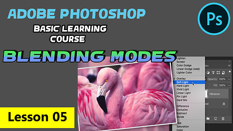 Blending Modes - Photoshop for Beginners - Lesson 5