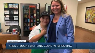 St. Lucie West Centennial High School student battling COVID-19 is improving