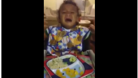 Baby throws temper tantrum when denied Coca-Cola