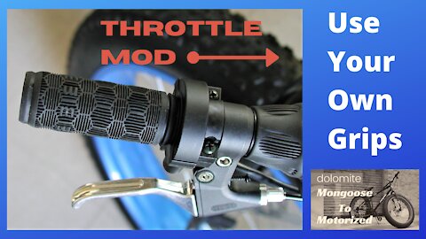 Mongoose To Motorized #7 | Easy Bike Engine Kit Throttle Mod Using Your Bicycle Grips | Idea Guide