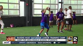 Baltimore Ravens inspire youth with Gatorade Junior Training Camp