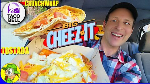 Taco Bell® 🌮🔔 CHEEZ-IT® TOSTADA & CRUNCHWRAP Reviews! 🧀🫓🛑 TEST MARKET 📈 Peep THIS Out! 🕵️‍♂️