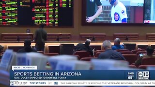 Gov. Ducey expected to sign Arizona sports betting bill