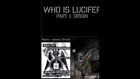 WHO IS LUCIFER - PART 1 - ORIGIN