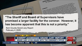 Kern County Sheriff responds to Kern County Grand Jury report about Coroner's facility