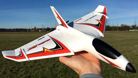 E-flite Delta Ray One RC Trainer Plane Maiden Flight Demo