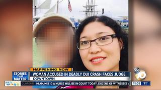 Woman accused in deadly DUI crash faces judge