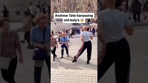 Andrew Tate Dances With Old Lady #tate #andrew #funny #adinross #meme #comedy #short #viral