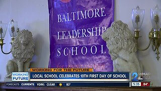 Baltimore Leadership School for Young Women celebrates 10th first day of school