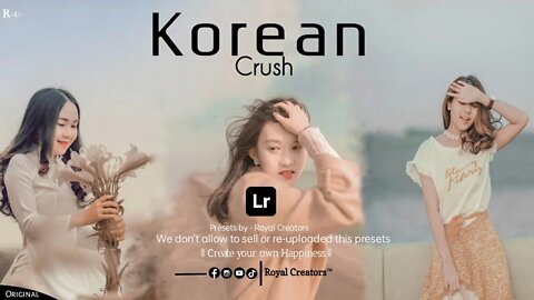 Korean Crush || Make in just Minutes || Royal Creators