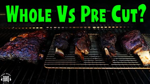 Whole vs Pre Cut Pellet Smoked Beef Short Ribs on a Pellet Grill