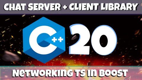 C++ Chat Client and Server using Boost Networking TS | C++ in 2021