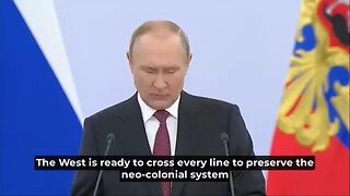 Putin exposes the West's evil plans