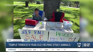 Brag on your kids: 9-year-old from Temple Terrace helps animals in need, cleans up stray golf balls