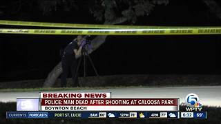 Man shot dead at Caloosa Park in Boynton Beach
