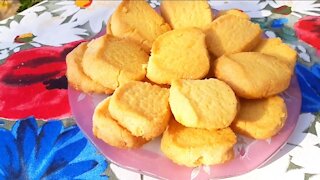 3 INGREDIENTS COOKIES RECIPE / MELT IN YOUR MOUTH COOKIES