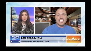 Ben Bergquam live on the Securing America Freedom Tour Bus