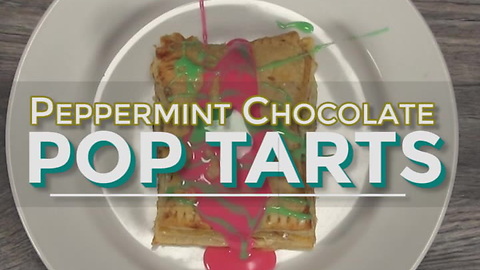 Peppermint Chocolate Pop Tarts