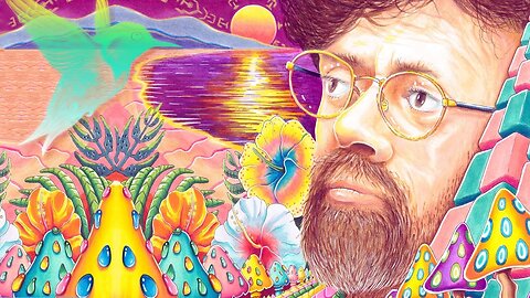 Terence McKenna - DMT Elves With Drawing Timelapse