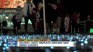 Holiday light displays around San Diego County