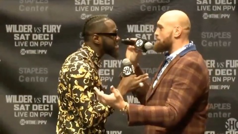 It All Kicked Off Again Between Tyson Fury And Deontay Wilder!!