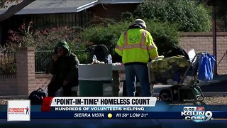 Volunteers hit the streets for yearly point-in-time count