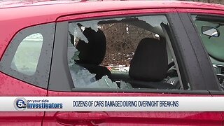 46 vehicles damaged during overnight break-ins in Cleveland Heights