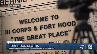 Navajo leaders call for congressional investigation following deaths at Fort Hood in Texas