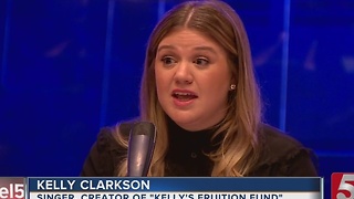 Kelly Clarkson Talks About Benefit Concert