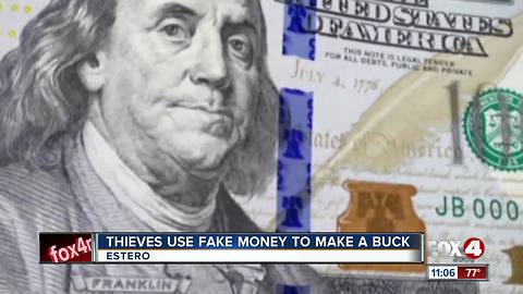 Crooks passing funny money in SWFL