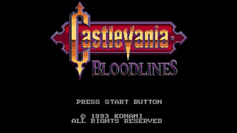 Castlevania Bloodline ((Beta Ver. 0.1 (August 4, 1993)) Part 1