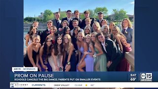 Valley schools cancel prom but parents are organizing smaller events