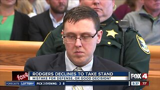 Was it a mistake that Jimmy Rodgers did not take the stand in his murder trial?