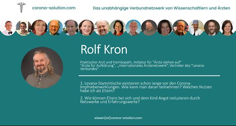 Corona-Solution im Interview mit Rolf Kron am 01.07.2022 | Psychostress