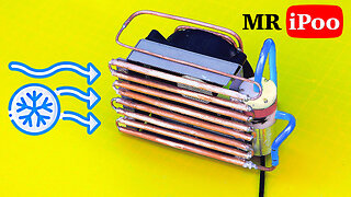 DIY Cooling: Homemade Mini Heat Pump (-34°C!) DIY AC Air Cooler ❄️ || DIY Air Conditioner ❄️