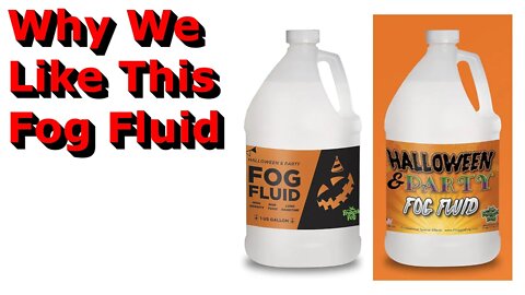 Watch Before You Buy - Fog Juice Review - Fog Machine Fog Fluid