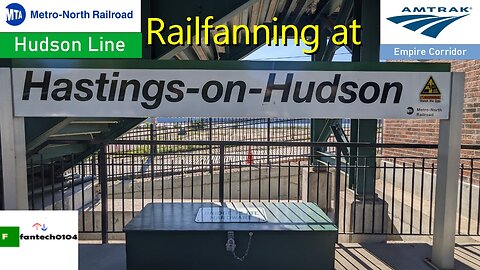 Summer railfanning at the Hastings-on-Hudson Station on the Hudson line! (M7A, P32AC-DM)
